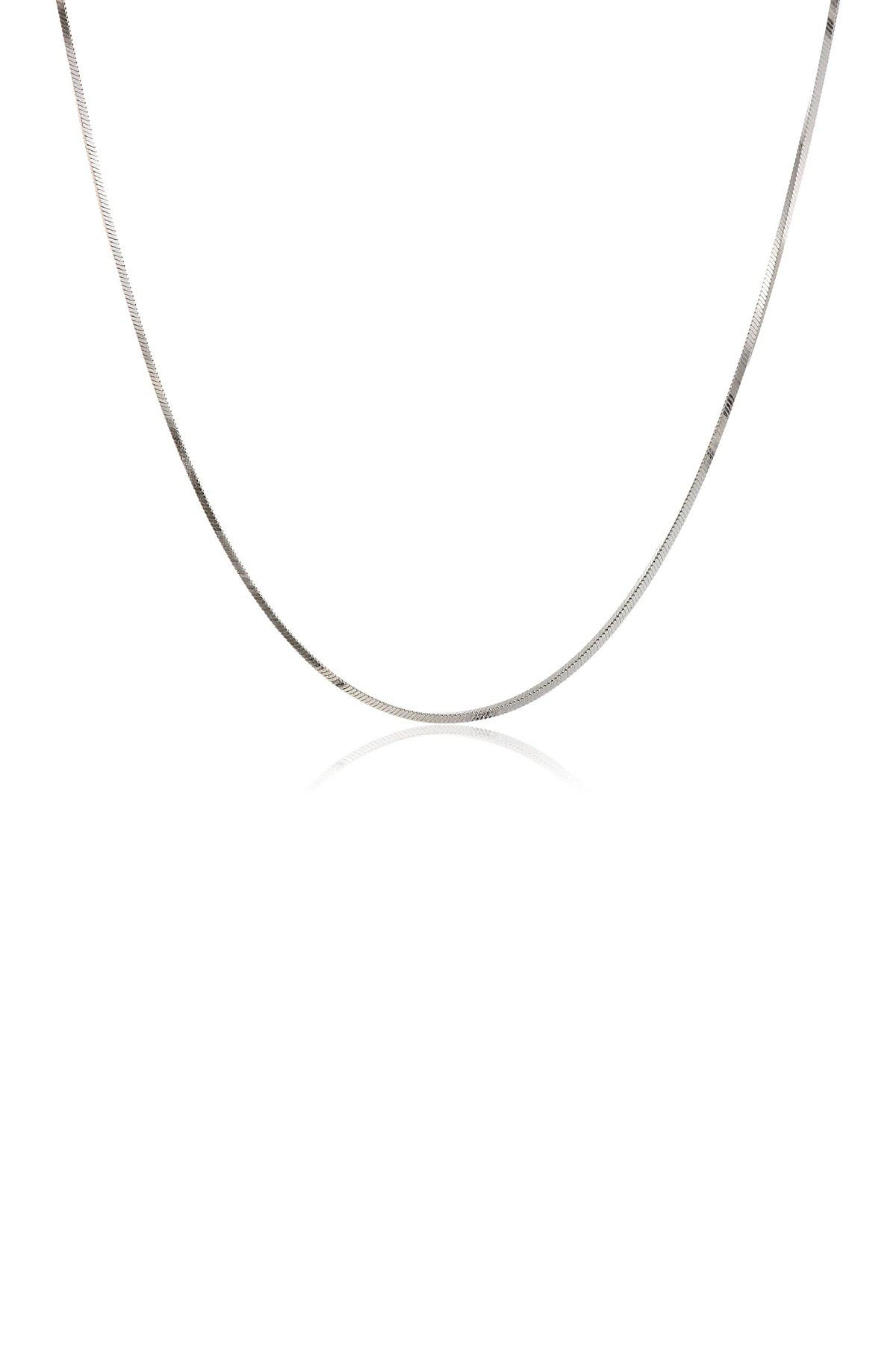 BEST SILVER Sterling Silver 8-Sided Snake Chain 22