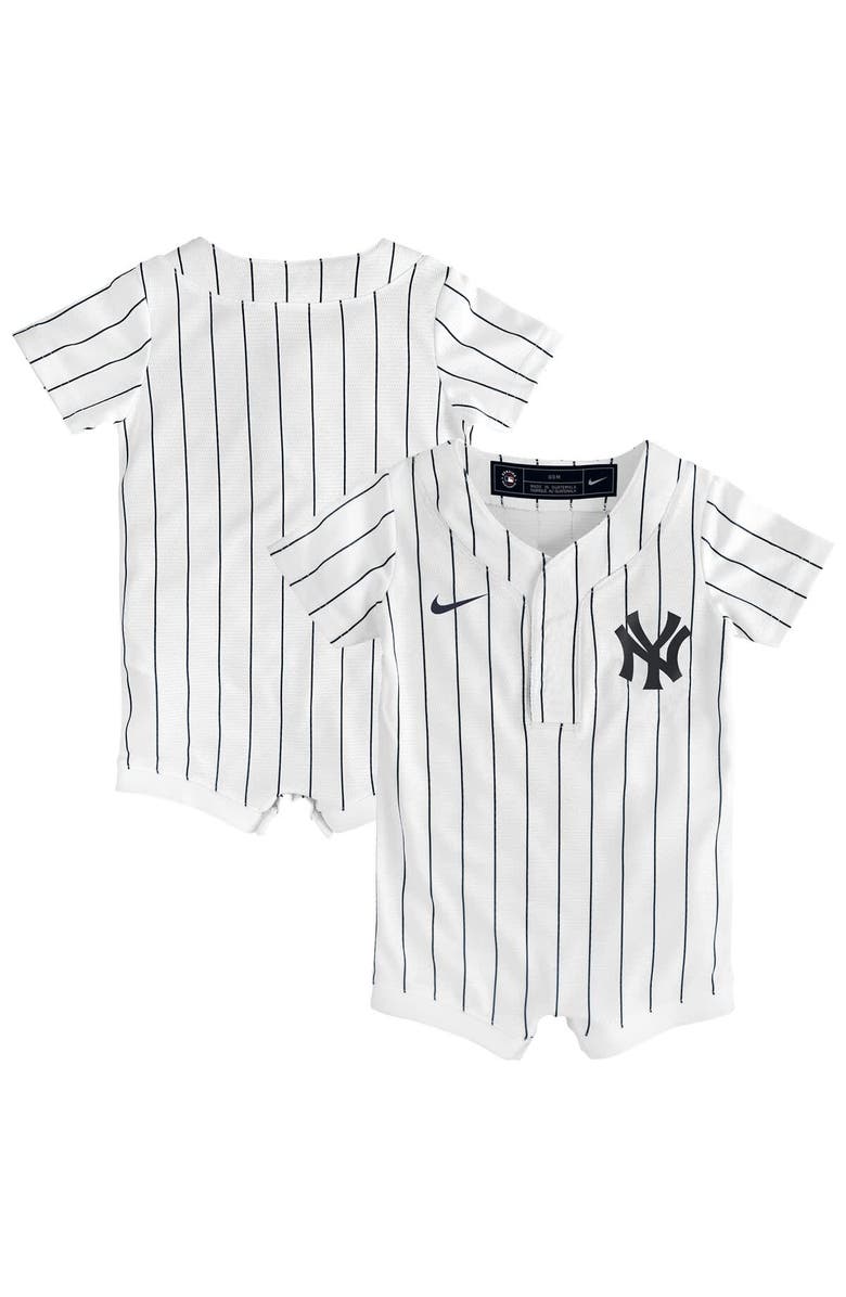 Nike Infant Nike White New York Yankees Home Replica Romper Jersey, Main, color, White