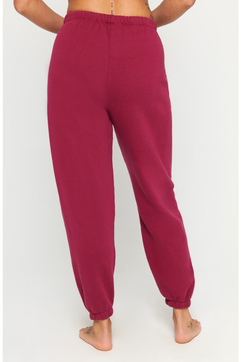 Sol Cotton Sweatpants, Alternate, color, PORT