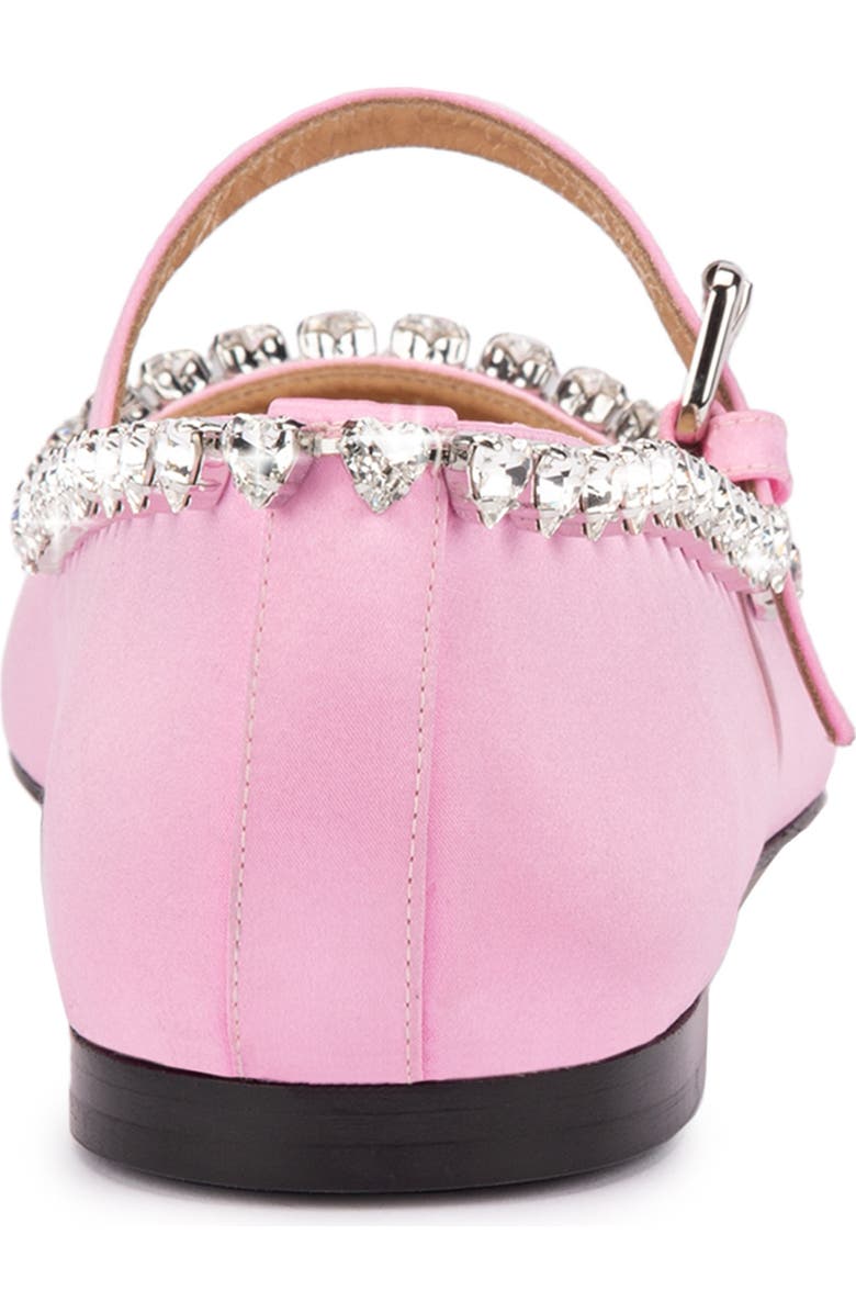 Mach & Mach Audrey Crystal Detail Ballerina Flat, Alternate, color,