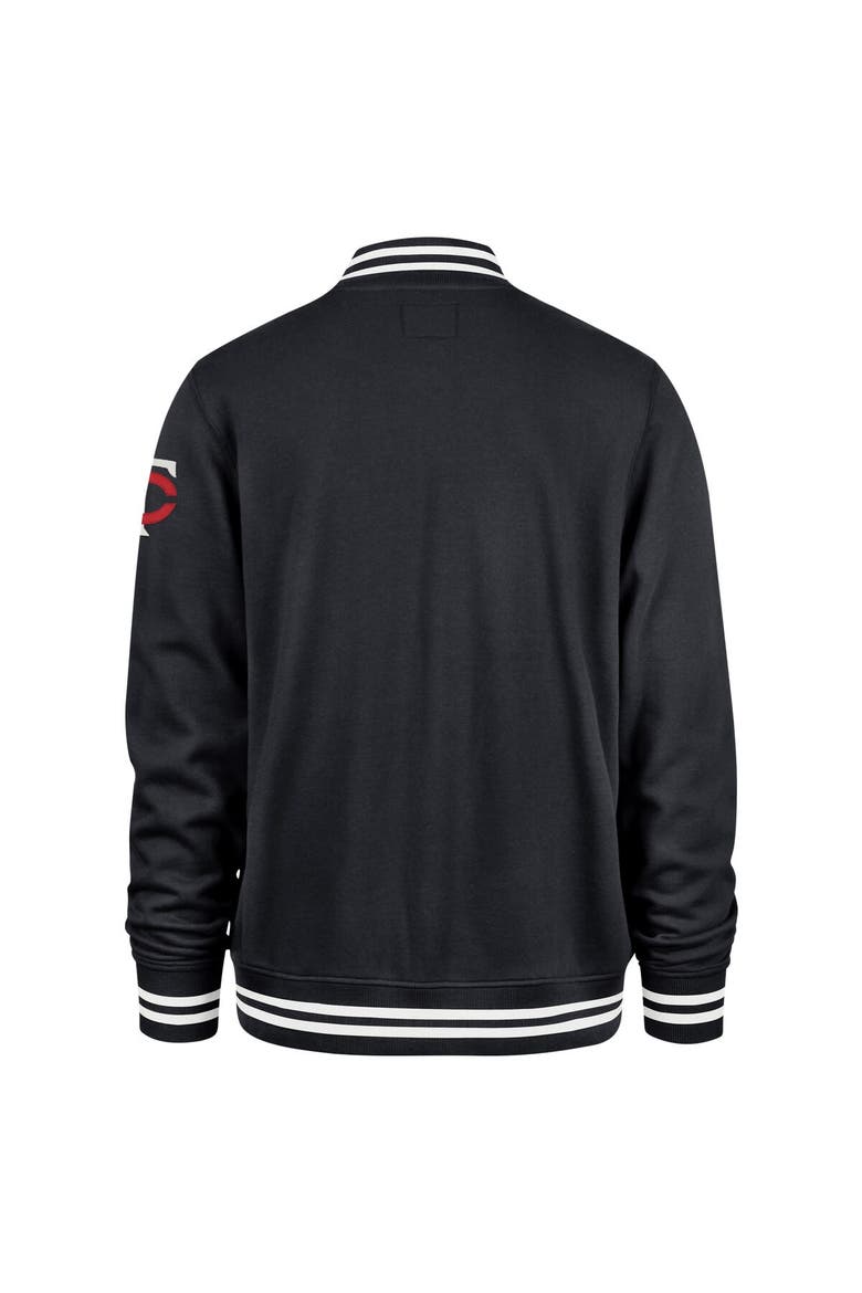 Men's '47 Navy Minnesota Twins Wax Pack Pro Camden Full-Zip Track Jacket, Alternate, color, Navy
