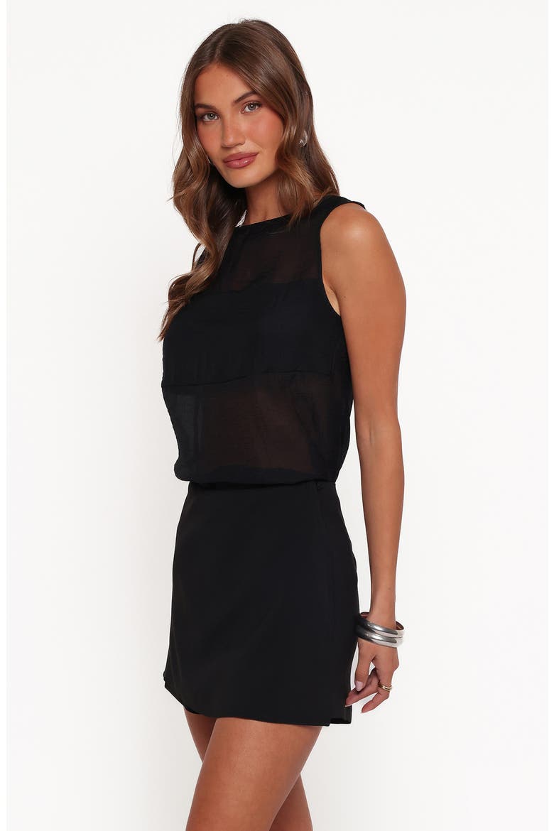 Suki Tiered Ruffle Skort, Alternate, color, BLACK