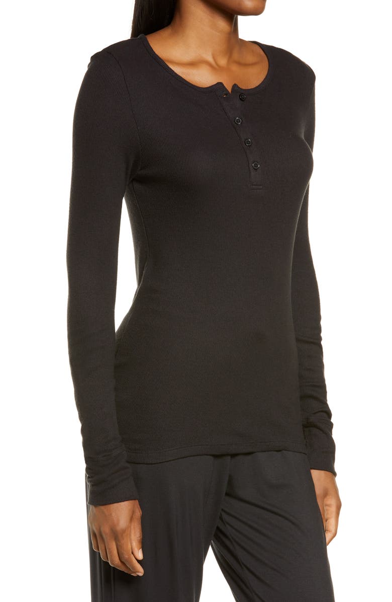 Tommy John Ribbed Henley, Alternate, color,