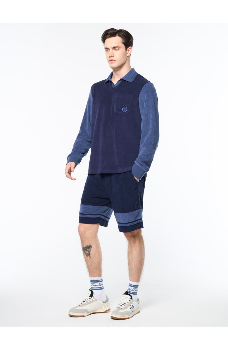 Sergio Tacchini Alvar Long Sleeve Polo, Alternate, color, Eclipse