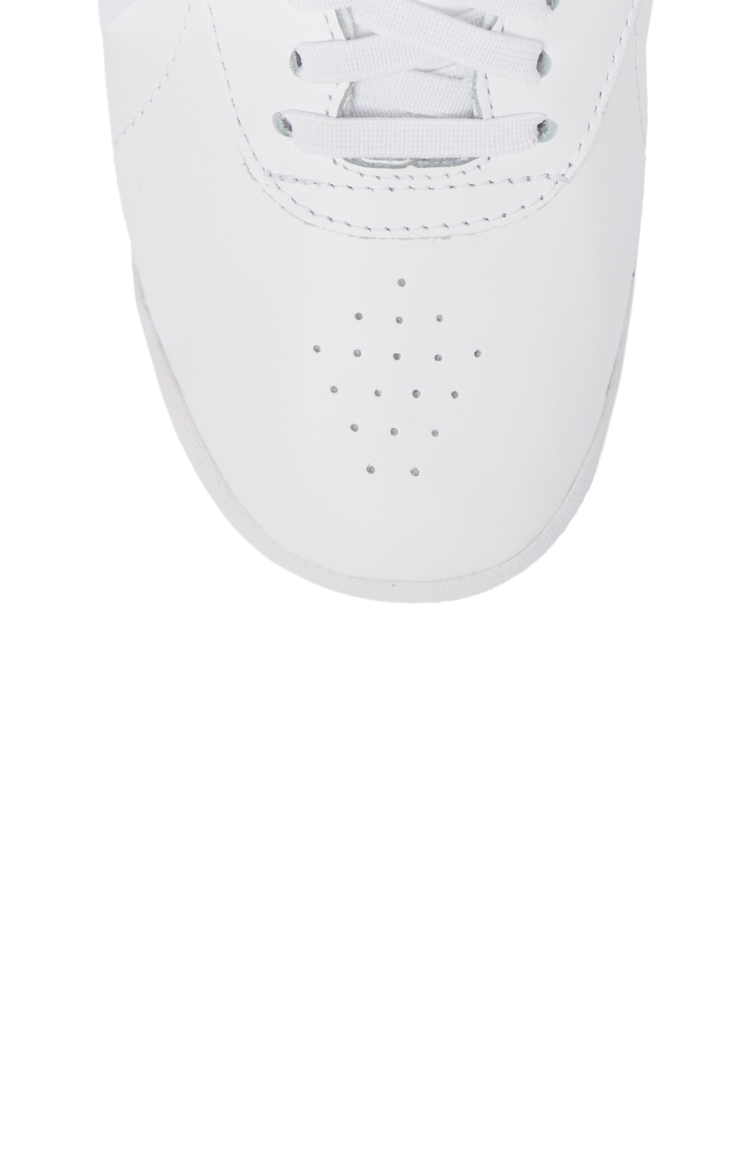 Reebok Freestyle Hi Satin Bow Sneaker, Alternate, color, 