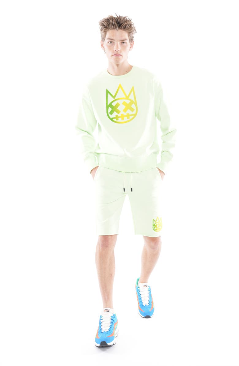 Cult of Individuality Oversize Shimuchan Crewneck Sweatshirt, Alternate, color, Patina Green