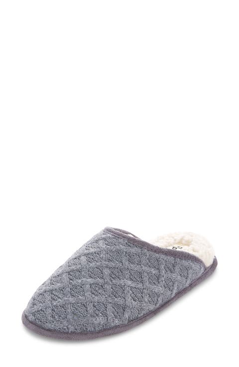 Isabel Lattice Knit Scuff Slipper (Women)