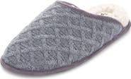 FLOOPI Isabel Lattice Knit Scuff Slipper