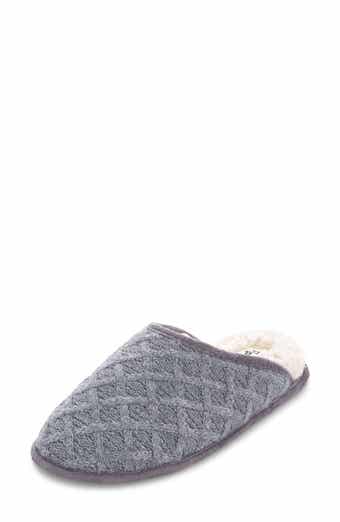 FLOOPI Isabel Lattice Knit Scuff Slipper