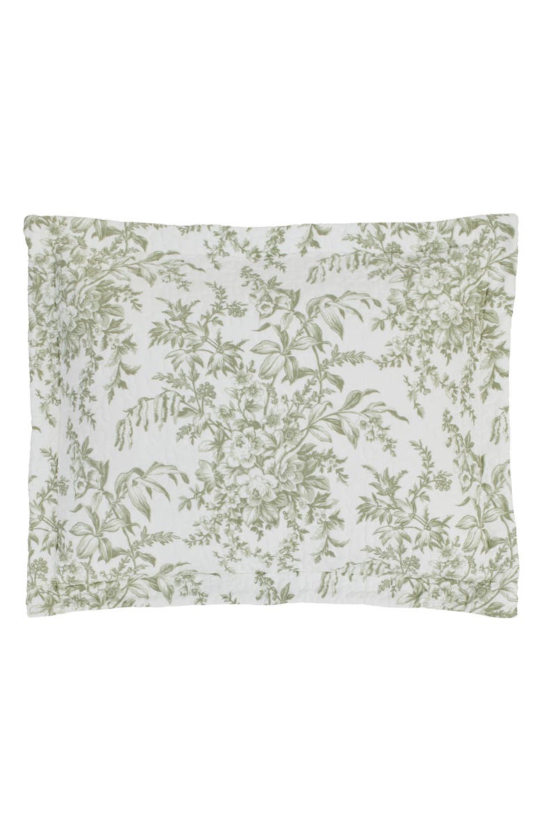 Laura Ashley Bedford Quilt & Sham Set, Alternate, color, Sage