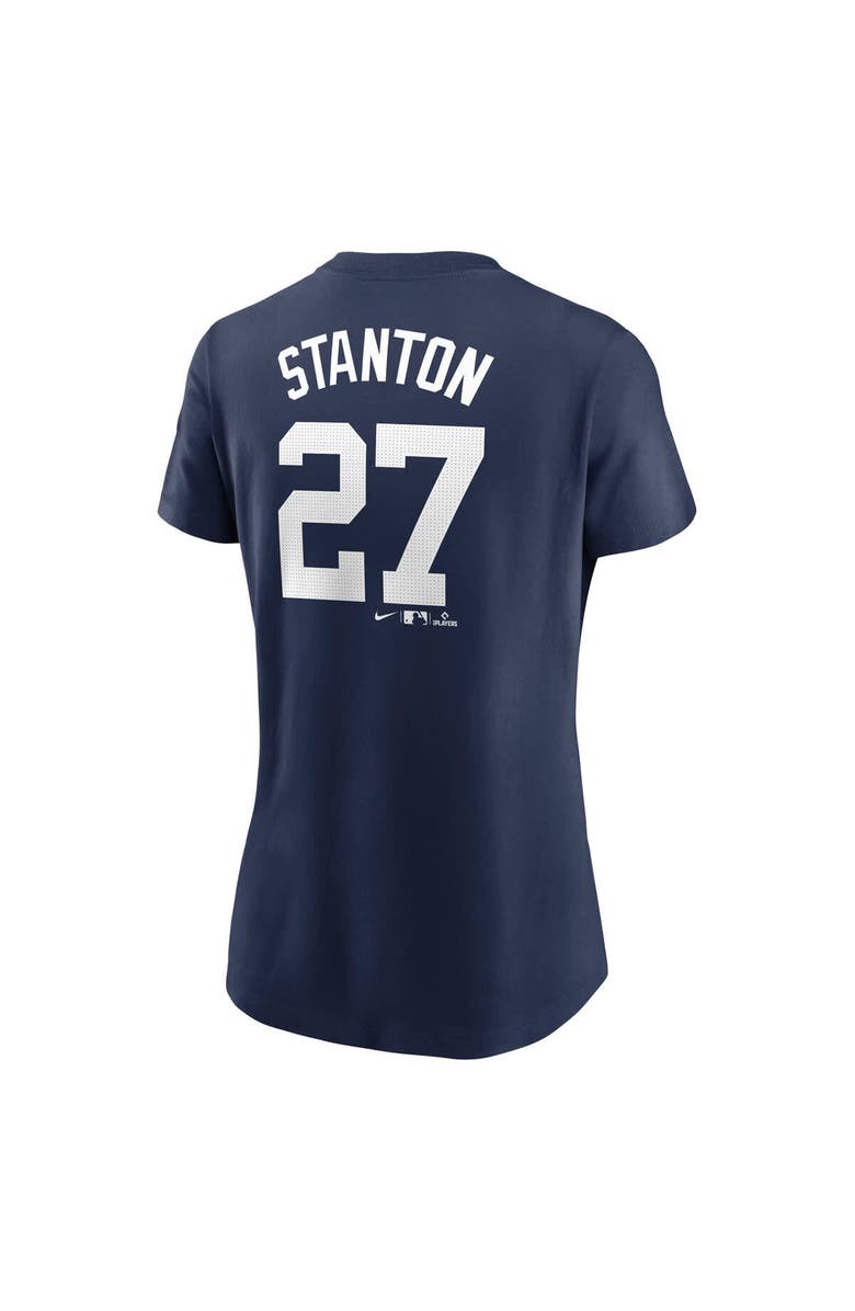 Nike Women's Nike Giancarlo Stanton Navy New York Yankees Fuse Name & Number T-Shirt, Alternate, color, Navy