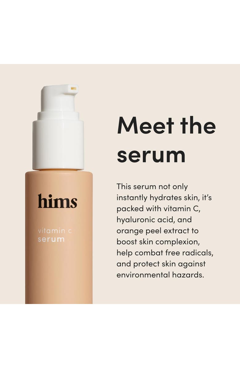 HIMS & HERS Vitamin C Serum Brightening, Balancing, Lightweight Facial Treatment, Alternate, color, Beige