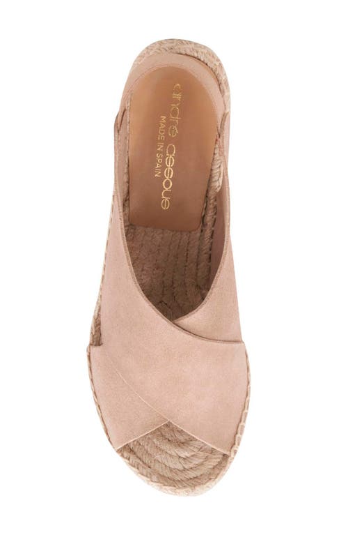 Andre Assous André Assous Figaro Slingback Wedge Sandal In Taupe