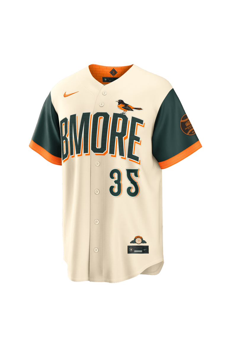 Men's Nike Adley Rutschman Cream Baltimore Orioles 2026 City Connect Stadium Jersey, Alternate, color, Cream