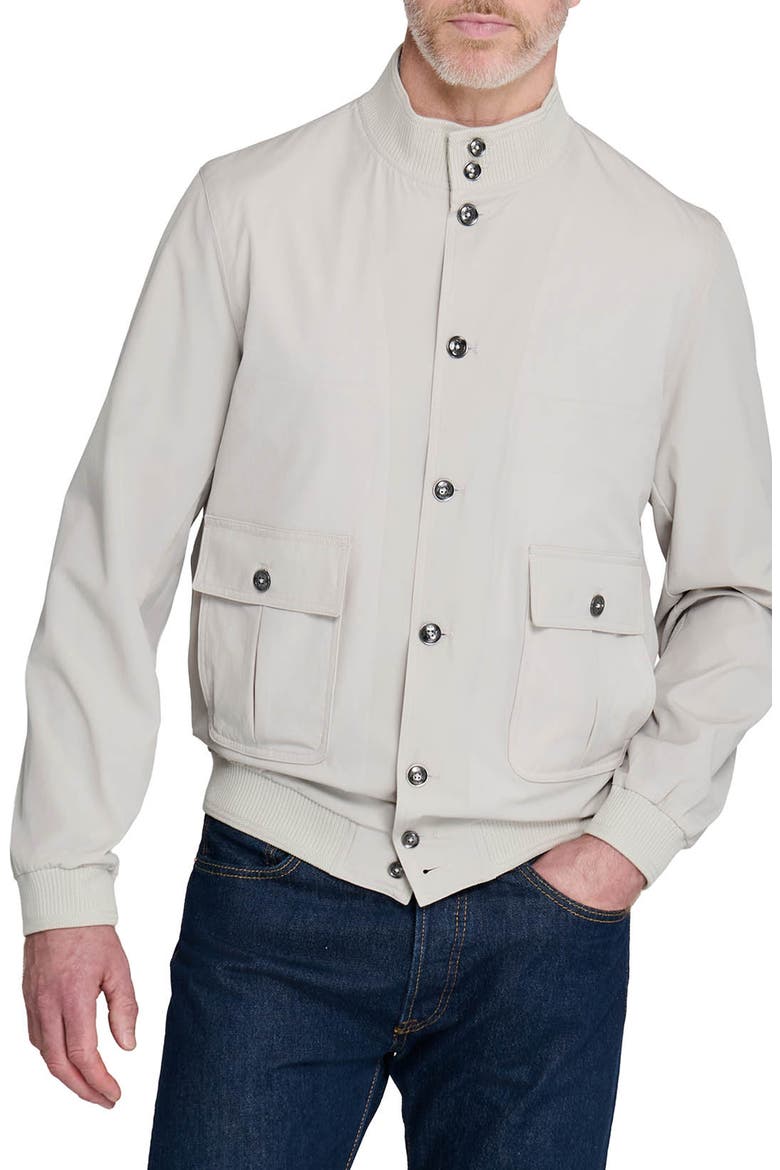 Solid Performance Bomber Jacket, Main, color, STONE