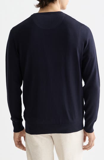Scotch & Soda Core Crewneck Pullover In Gold