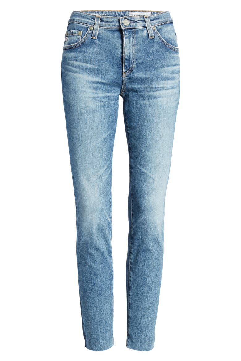The Prima Raw Hem Ankle Skinny Jeans, Alternate, color, 19 YEARS TOPOGR