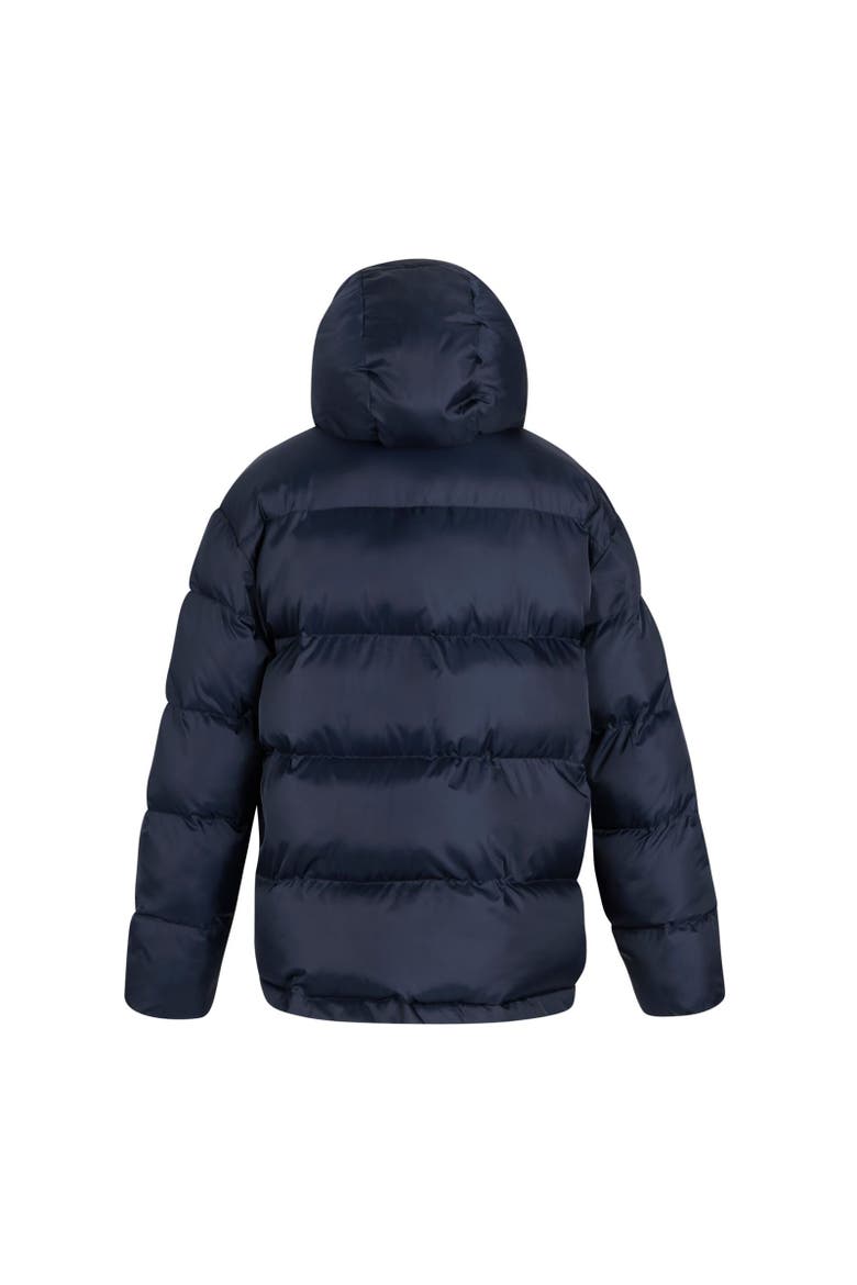 Orla Kiely Flowers Quilted Oversized Jacket, Alternate, color, Navy