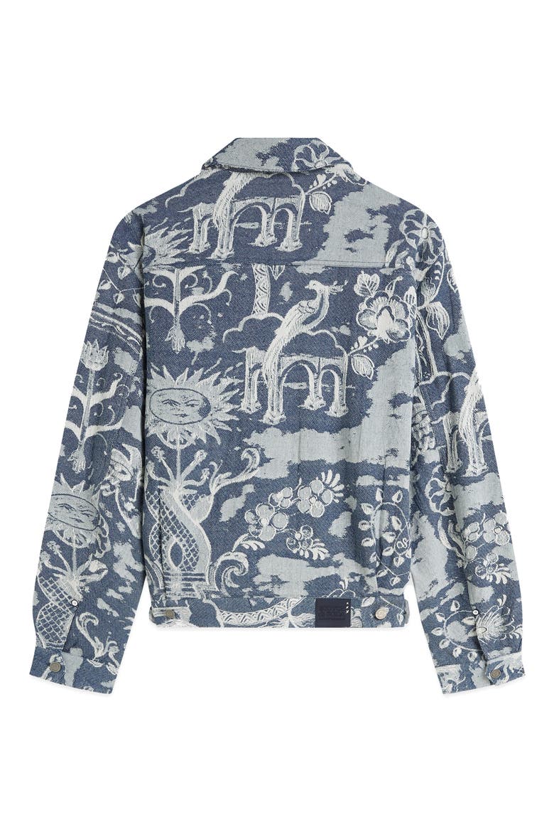 Cotton Shirt Jacket, Alternate, color, DELFT TILES BLUE