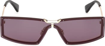 Max Mara 68mm Oversize Rectangular Sunglasses | Nordstrom