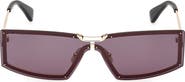 Max Mara 68mm Oversize Rectangular Sunglasses