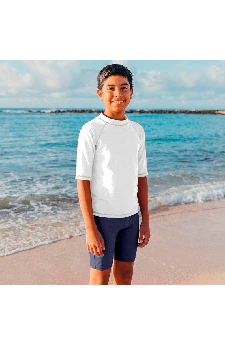 CITY THREADS Unisex UPF 50+ Nylon-Spandex Swim Jammer, Alternate, color, Black