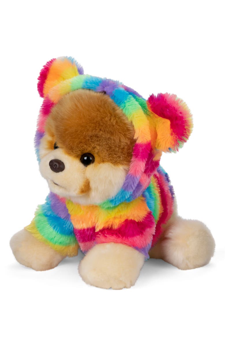 Gund Boo Rainbow Coat Stuffed Animal, Alternate, color,