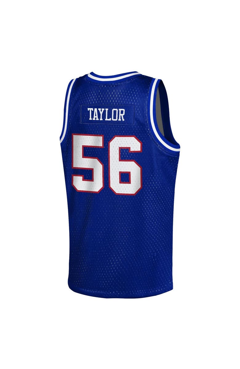 Mitchell & Ness Youth Mitchell & Ness Lawrence Taylor Royal New York Giants Retired Player NFL Basketball Fashion Jersey, Alternate, color, Royal