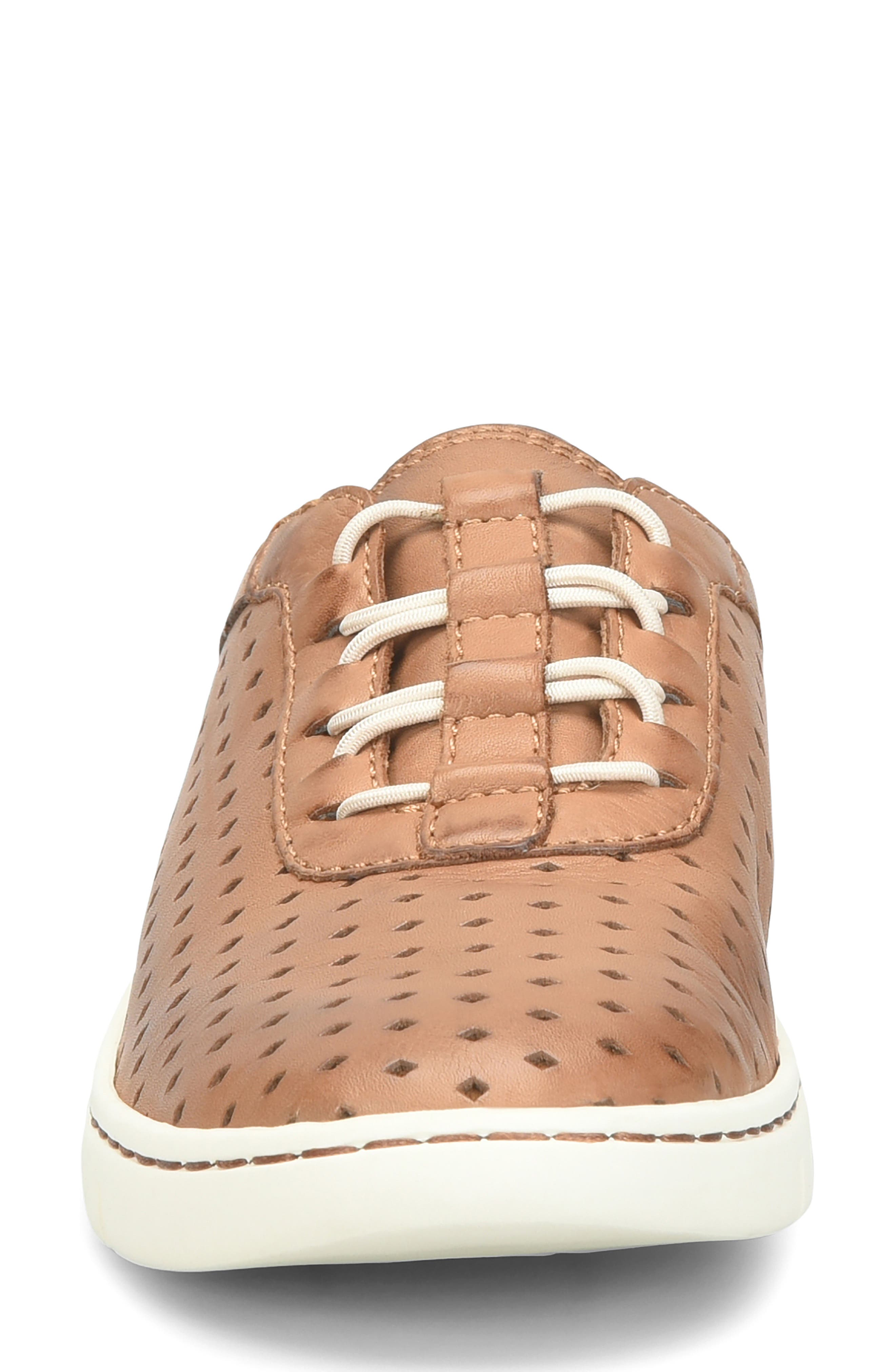 Amaya Sneaker, Alternate, color, BROWN LEATHER