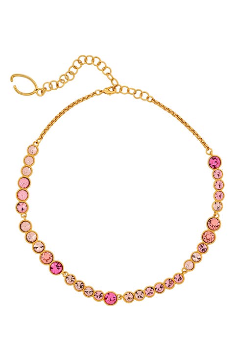 Cascade Rhinestone Necklace