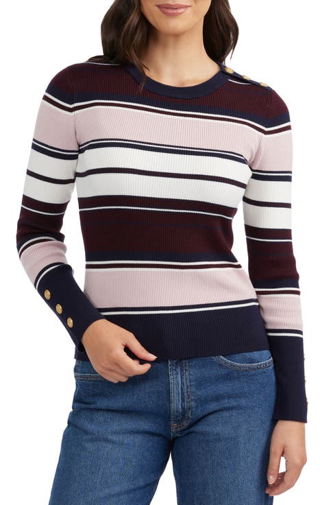 Stripe Ribbed Sweater