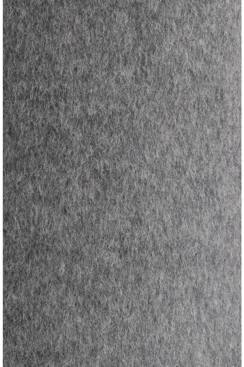 Sydni Wool & Silk Blend Wrap Coat, Alternate, color, GREY