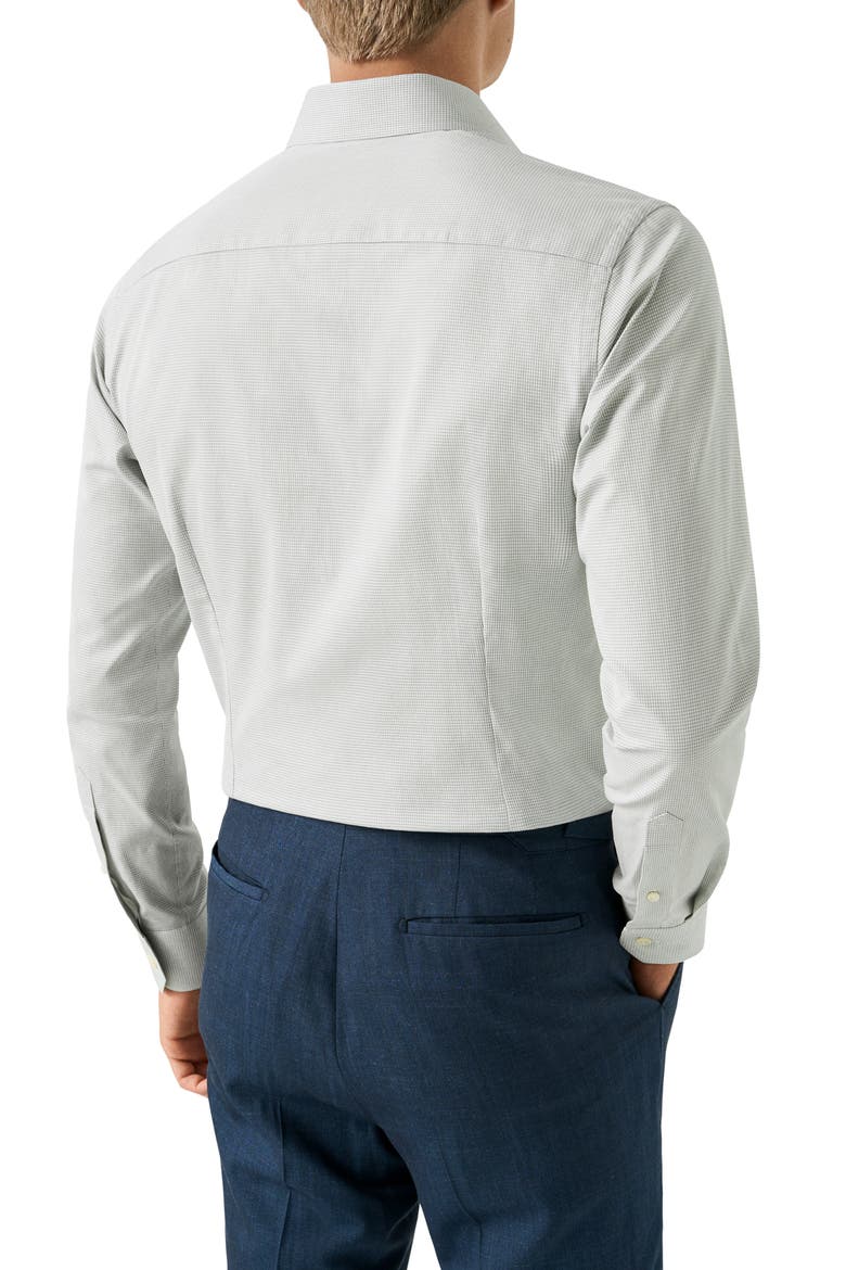 Contemporary Fit Signature Twill Button-Up Shirt, Alternate, color, LIGHT GREEN