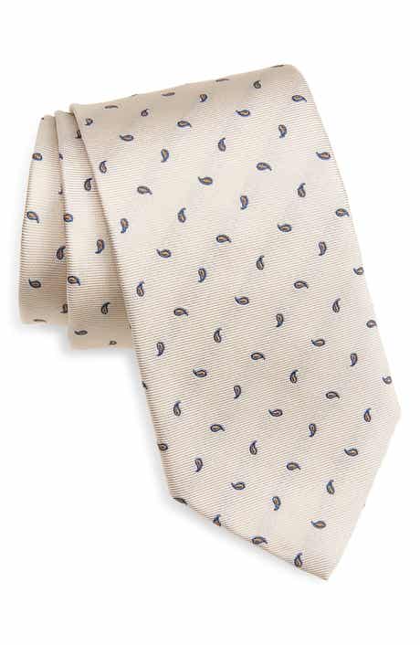 Neat Paisley Silk Tie