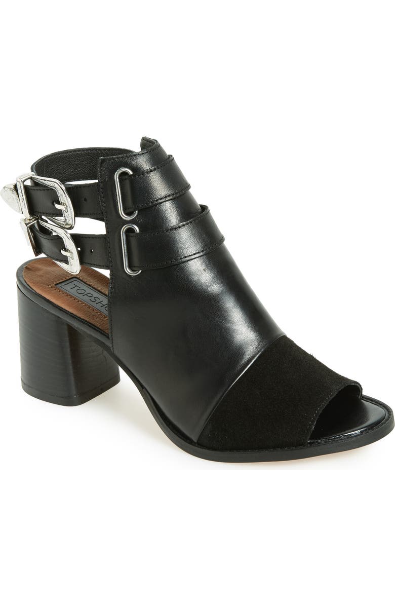 Topshop Nacho Western Slingback Sandal, Main, color,