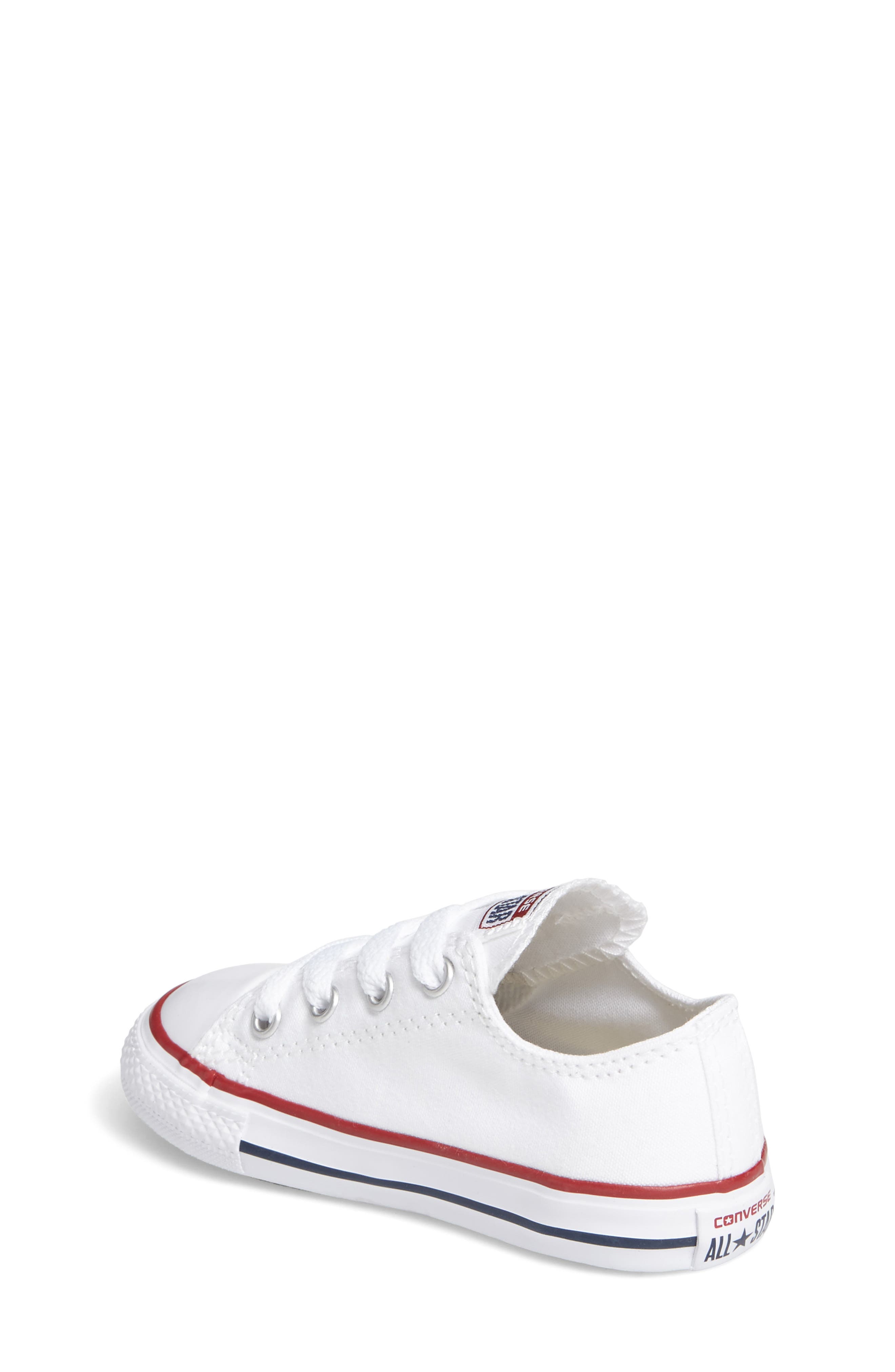 Chuck Taylor® Low Top Sneaker, Alternate, color, WHITE