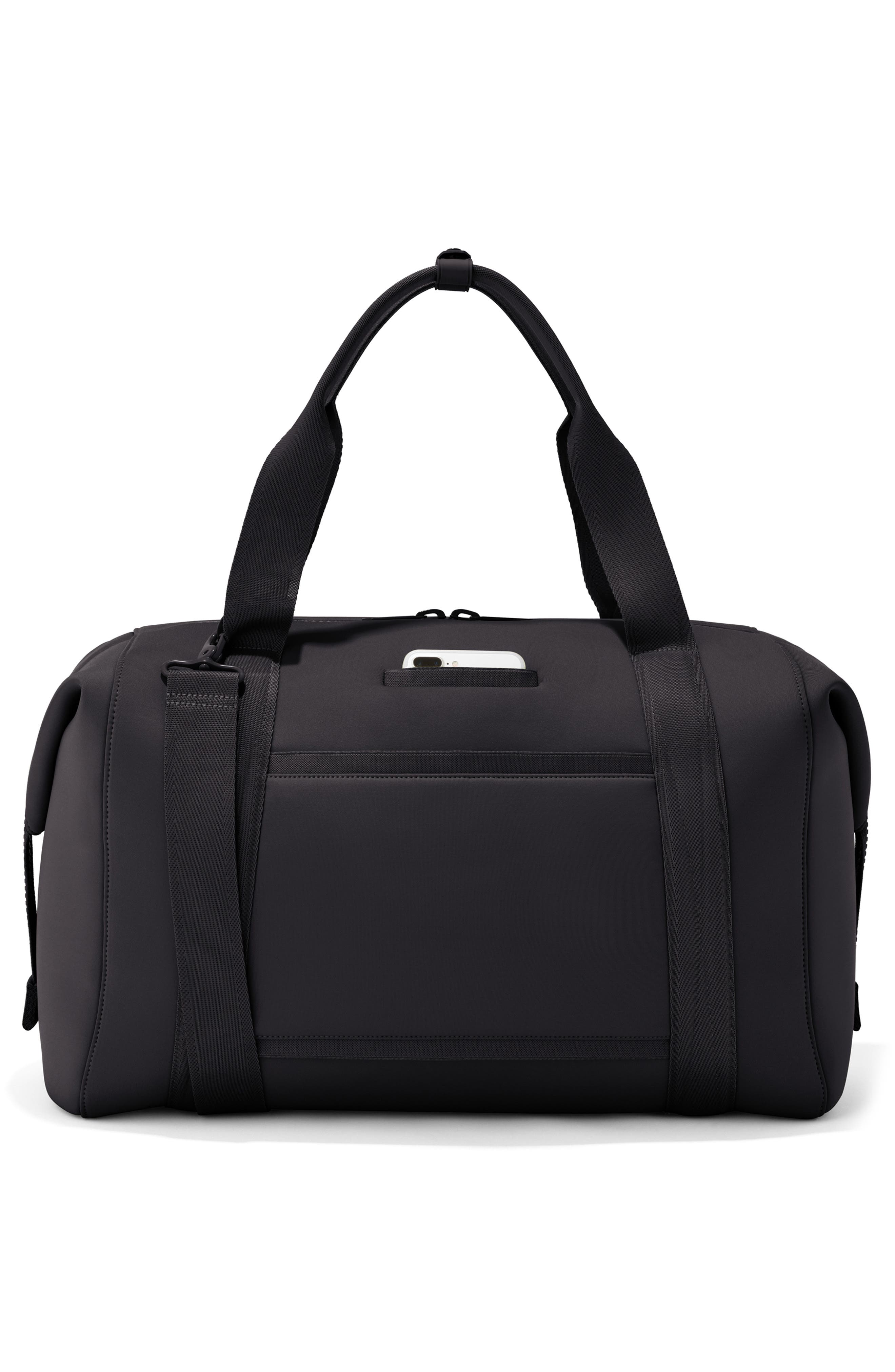 Landon Extra Large Neoprene Carryall, Alternate, color, ONYX