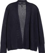 Eileen Fisher Organic Linen & Organic Cotton Cardigan