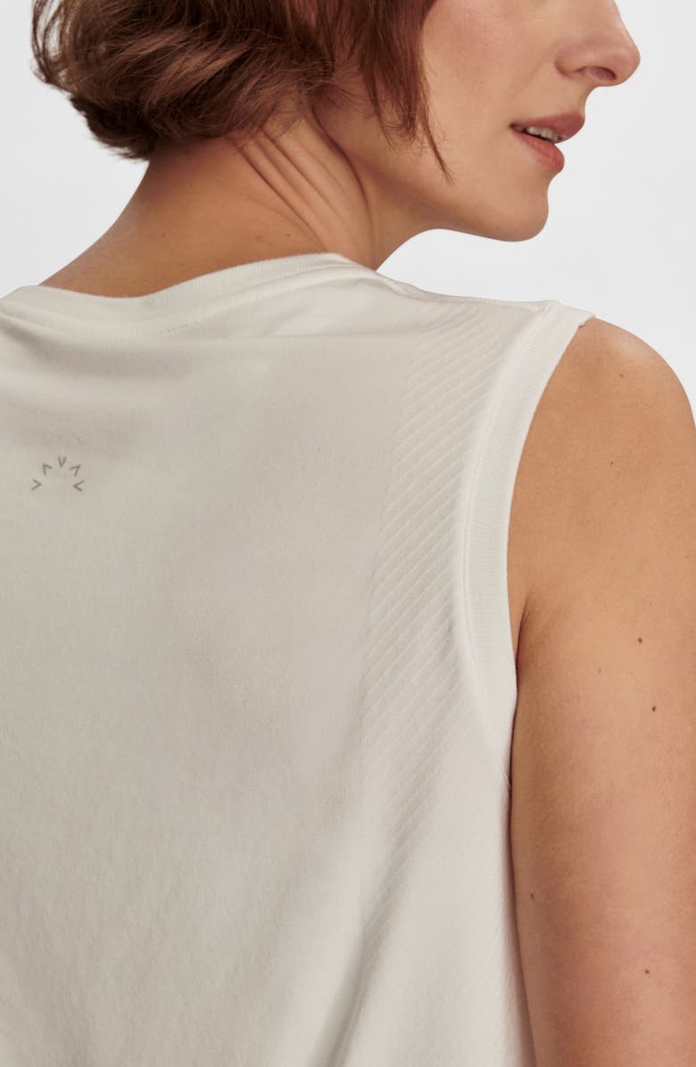 Varley Nate Seamless Crop Tank, Alternate, color, White