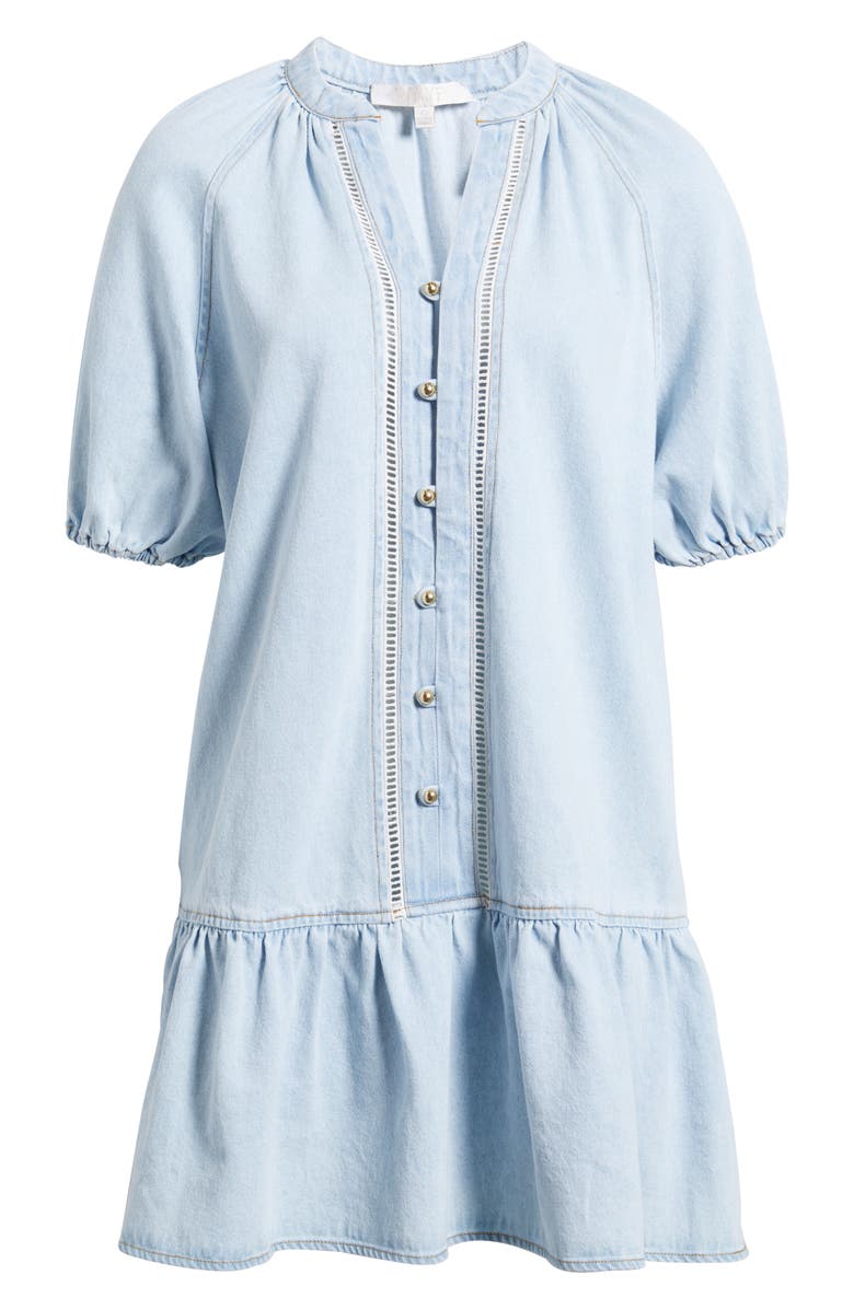 WAYF Joan Denim Minidress, Alternate, color, 