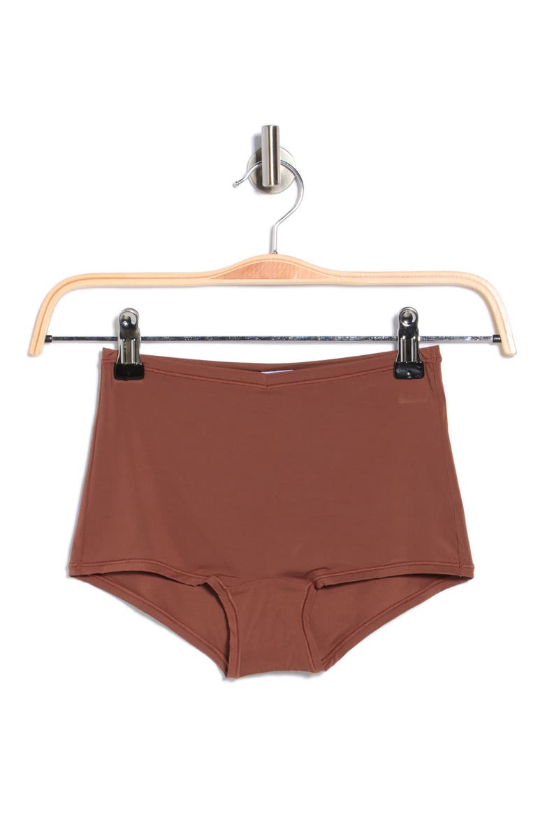 Soft Flex Boy Short, Alternate, color, CHESTNUT