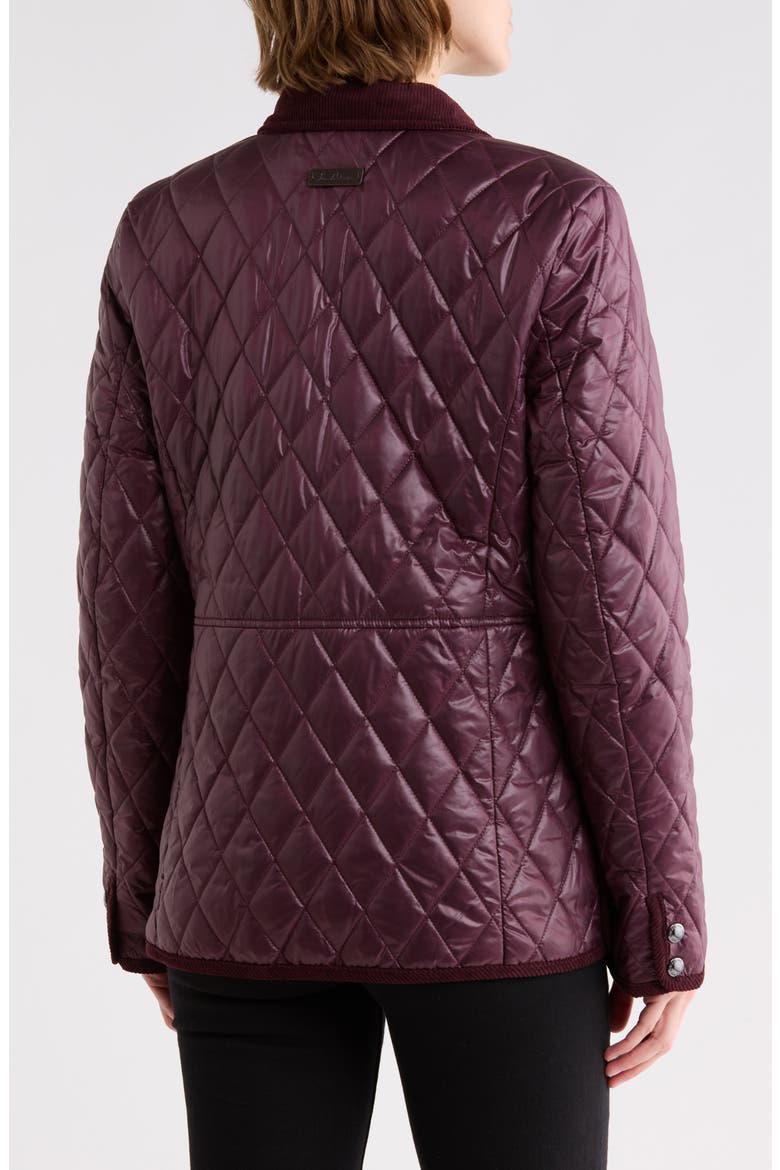Quilted Snap Front Barn Jacket, Alternate, color, FRENCH BURGUNDY