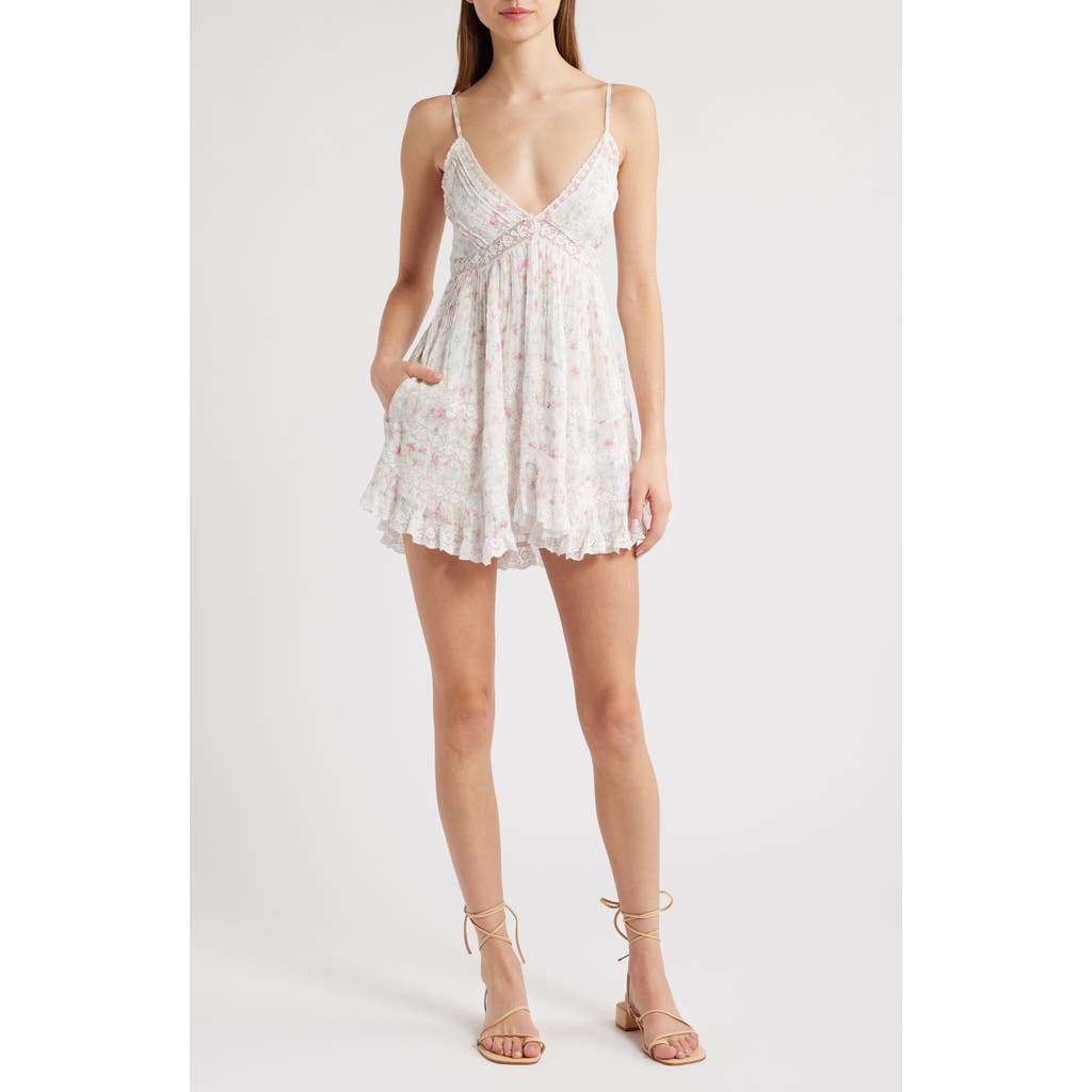 LoveShackFancy Alonna Sleeveless Minidress in Confetti Bloom  product