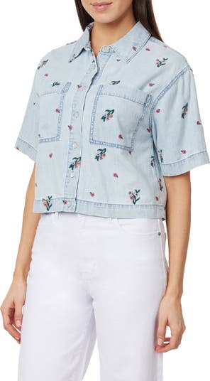 Embroidered Camp Shirt