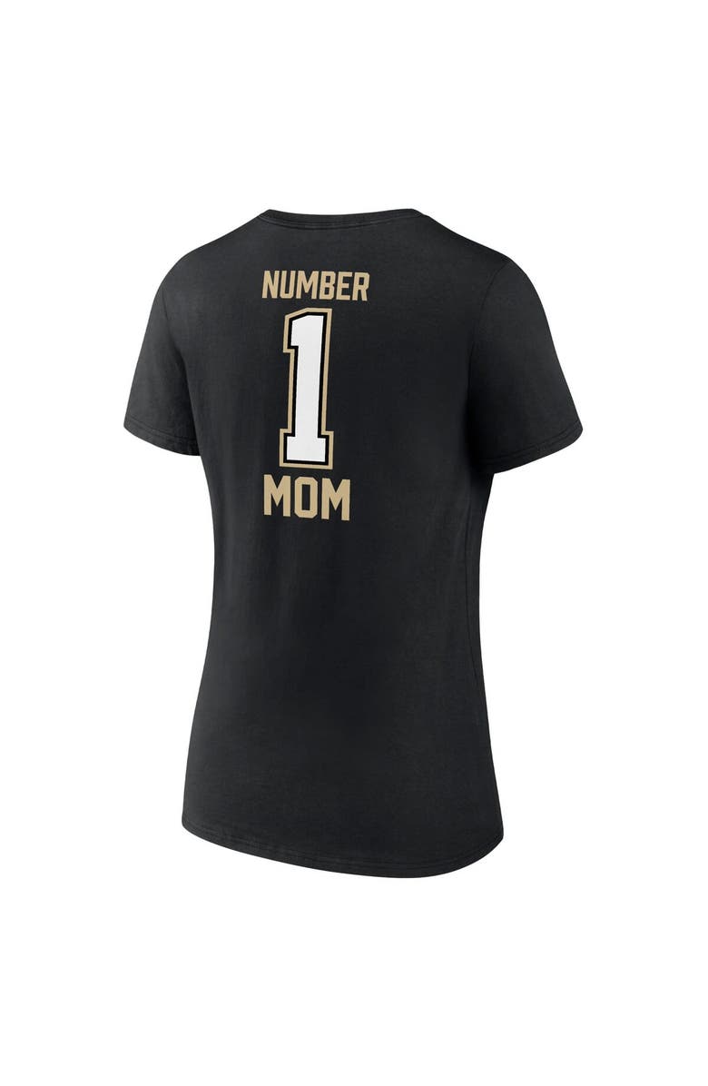 FANATICS Women's Fanatics Branded Black New Orleans Saints Mother's Day V-Neck T-Shirt, Alternate, color, Black