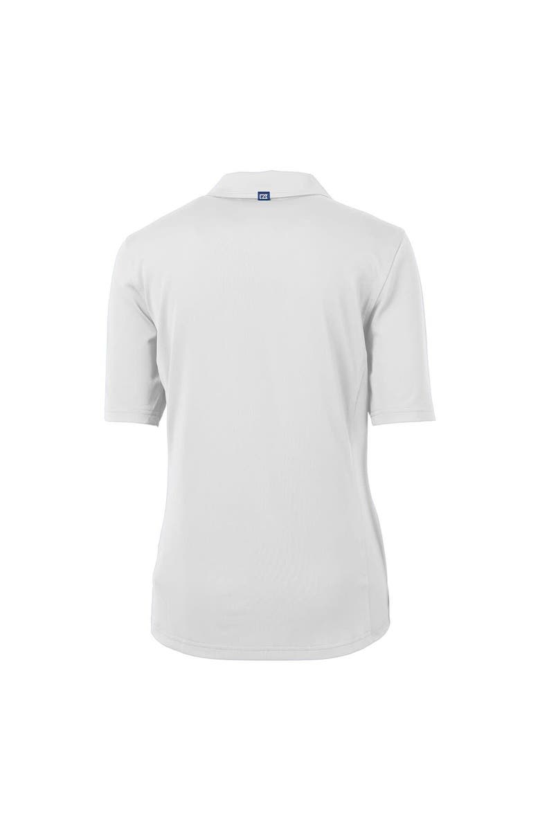 Cutter & Buck Women's Cutter & Buck White Tulane Green Wave Team Virtue Eco Pique Recycled Polo, Alternate, color,
