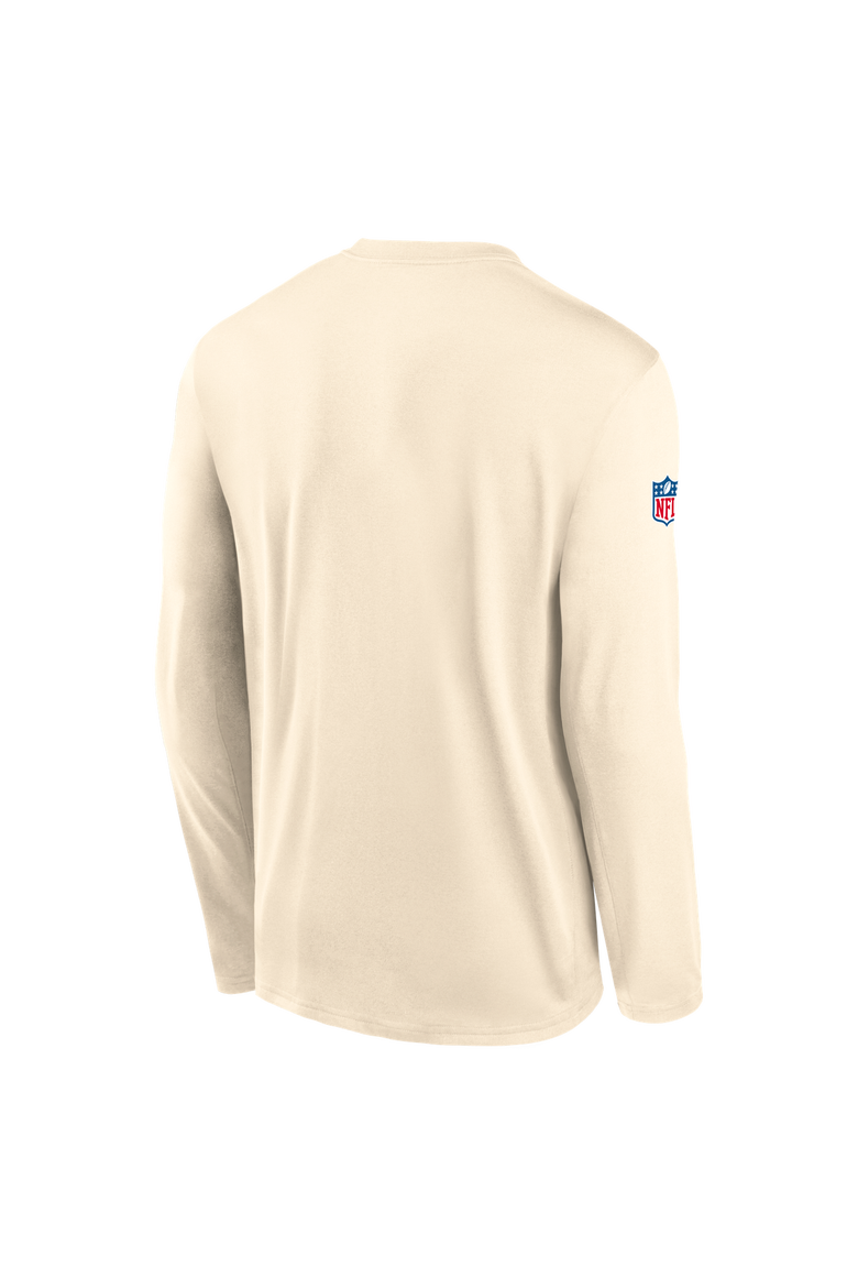 Men's Nike  Natural Jacksonville Jaguars 2026 Rivalries Collection Sideline Legend Long Sleeve T-Shirt, Alternate, color, Natural