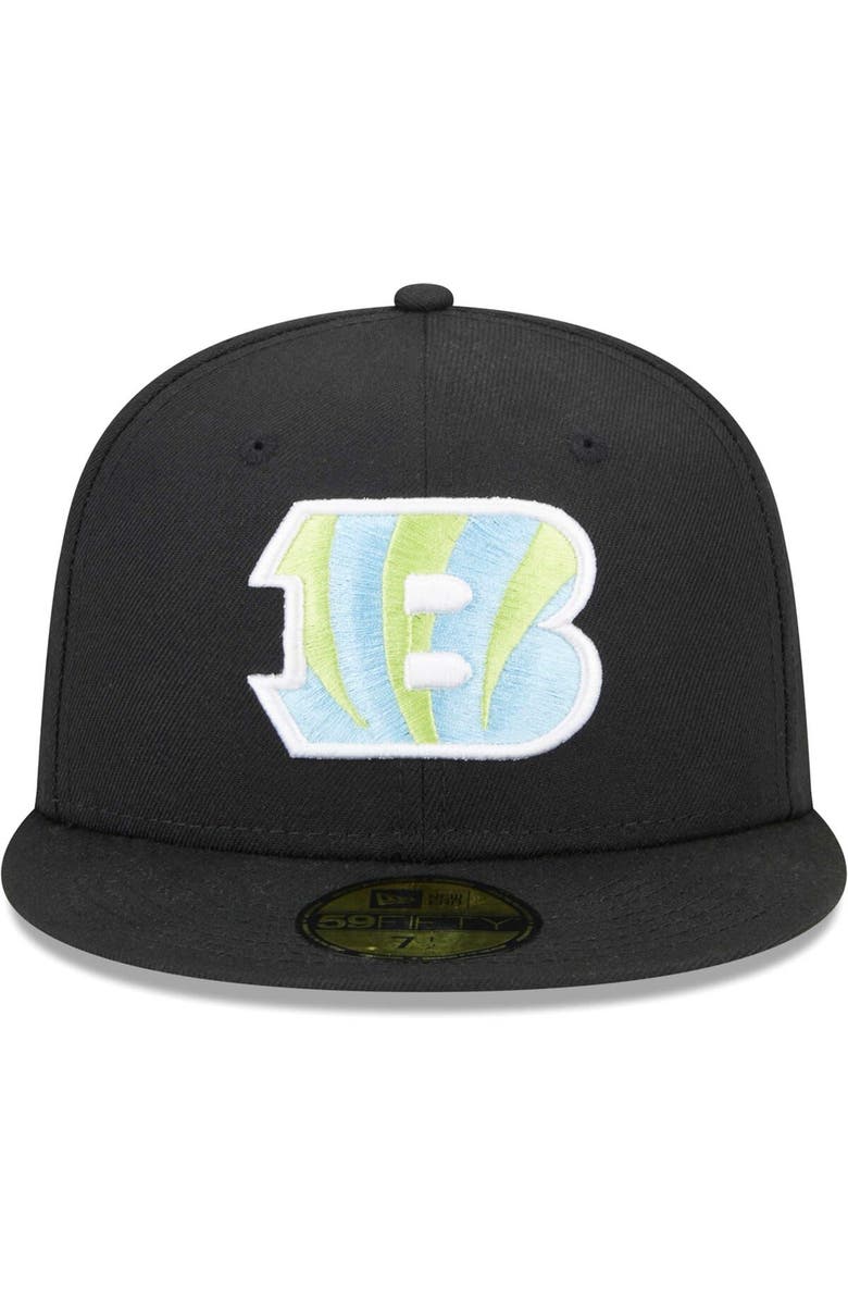 New Era Men's New Era Black Cincinnati Bengals Multi 59FIFTY Fitted Hat, Alternate, color, 