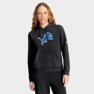 Nike Women's Nike Black Detroit Lions Club Fleece Pullover Hoodie