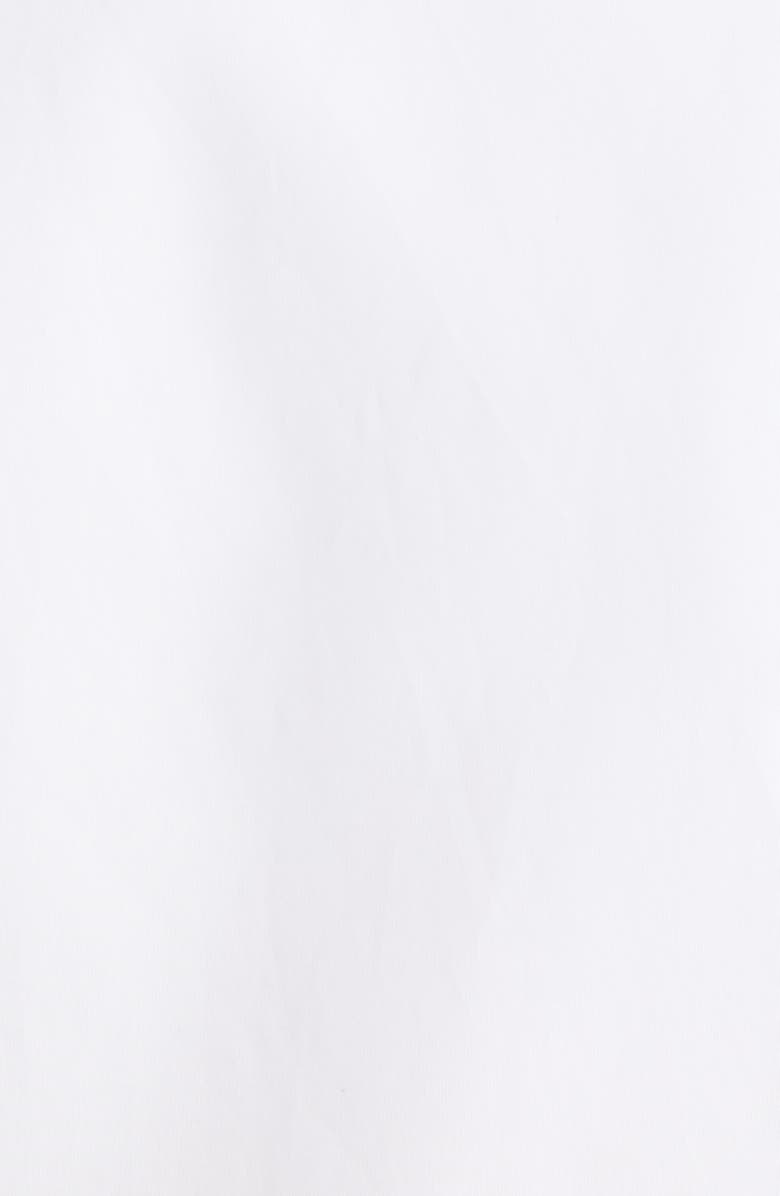 Alaïa Cotton Peplum Jacket, Alternate, color, Blanc